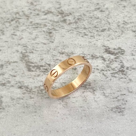 Authentic Cartier ring, rose gold, size: 7 - Picture 2 of 7